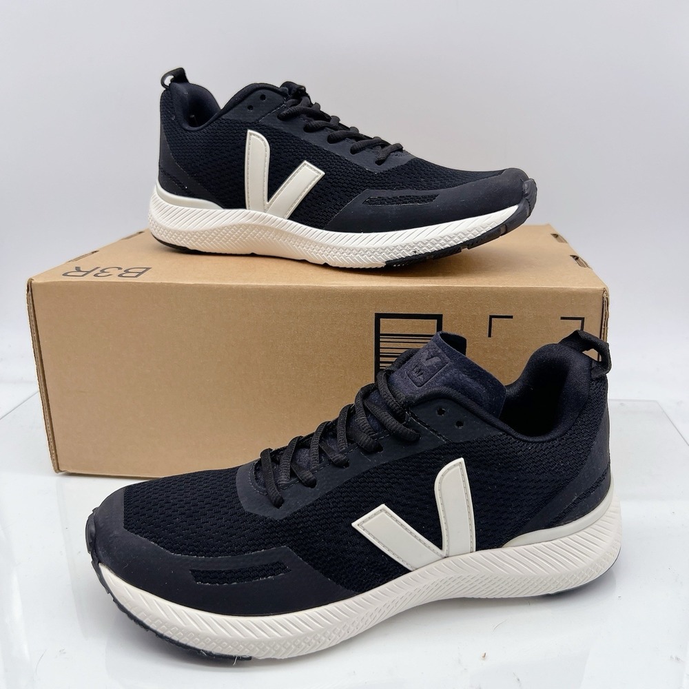 Veja Impala Women's Running Shoes Sneakers Black Mesh Lace Up Size US 8
